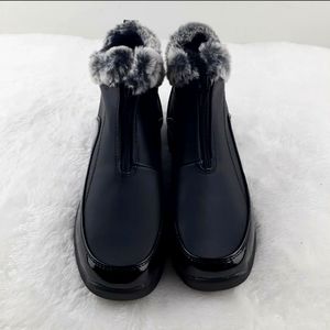 Weatherproof Women's RONA Faux Fur Lined Waterproof Ankle Boots NIB Size 7M